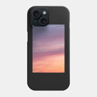 Colorful sunset clouds at dusk sky scape Phone Case