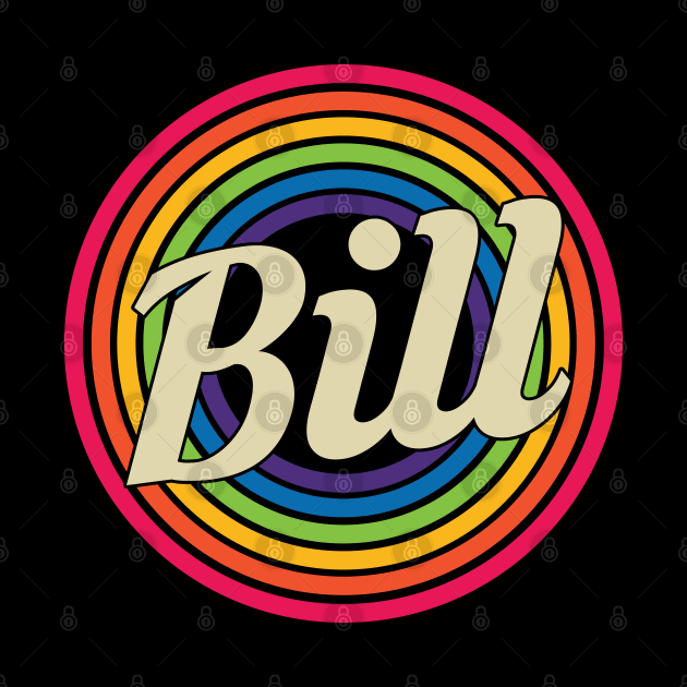 Bill - Retro Rainbow Style by MaydenArt