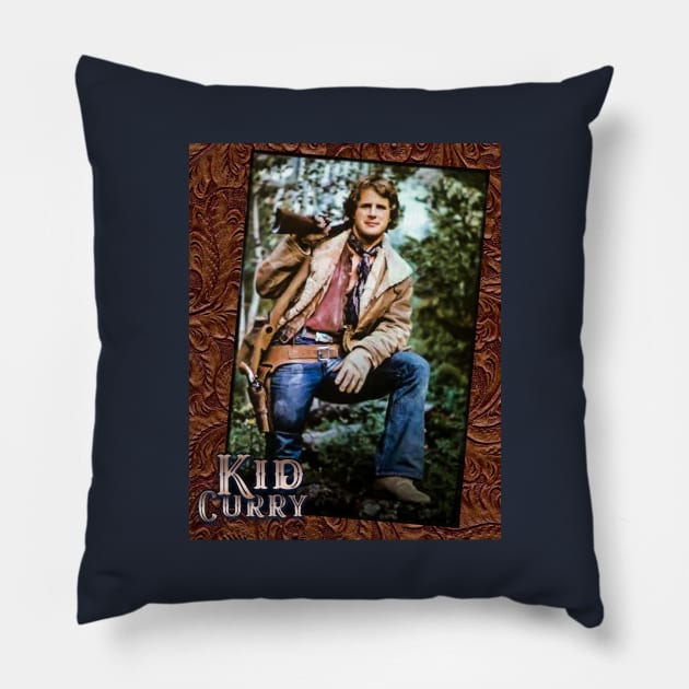 Kid Curry Pillow by WichitaRed