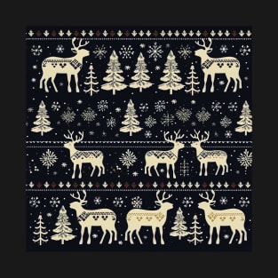 christmas seamless pattern design 2/100 T-Shirt