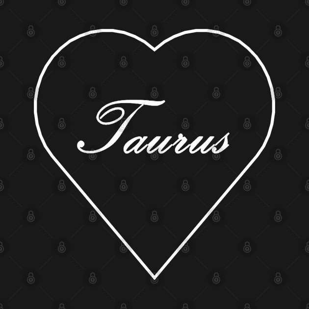 Taurus Zodiac Heart by Steph Elle