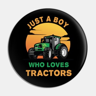 Farm Vehicle Country Life Boy who loves tractors Truck Boy Pin