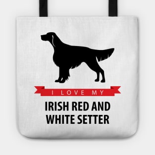 I Love My Irish Red and White Setter Tote