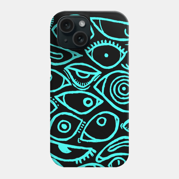 Pale Blue Eyes Phone Case by NarretTwist