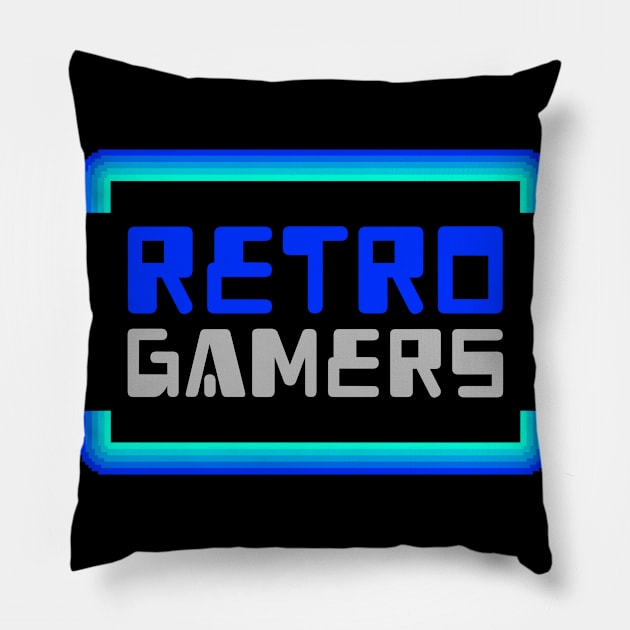 Retro Gamers Pillow by SavageMoon301