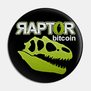 Raptor Bitcoin Pin