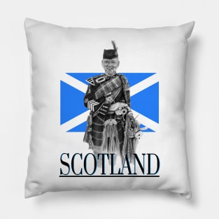 Scottish Bagpiper Pillow