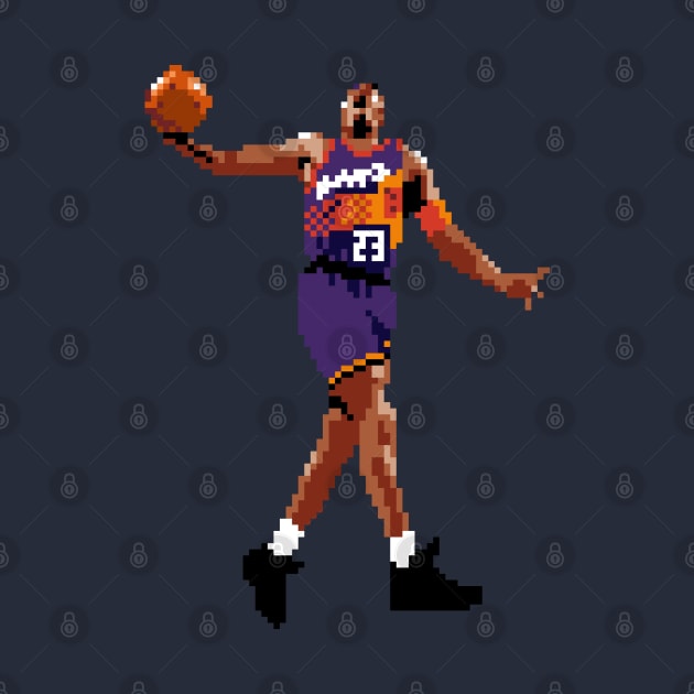 Cedric Ceballos Pixel Dunk by qiangdade