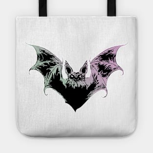 Dark Cosmic Bat Tote