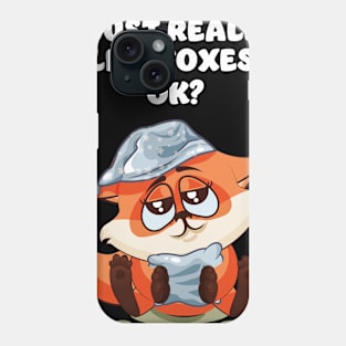 Fox Foxes Sleep Sleeping Watercolor Polygon Idea Phone Case