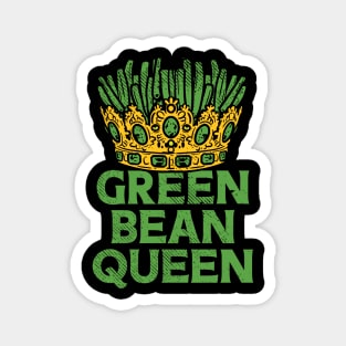 Green Bean Queen Magnet