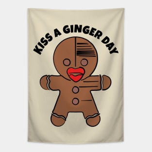 Kiss A Ginger Day Tapestry