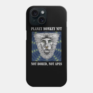 On Planet Monkey nft Collection Not Bored Apes Phone Case