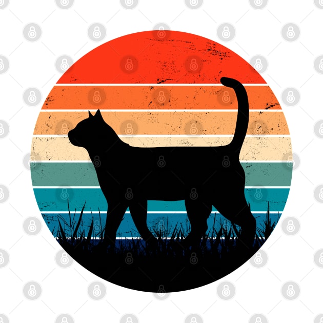 Funny Black Cats Rule Matter Cat Silhouette by ShopBuzz