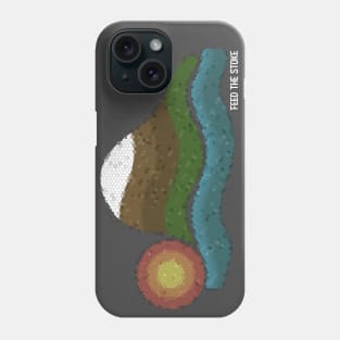 Mosaic Mountain Lake Phone Case