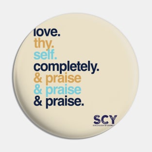 Self Commandments Pin