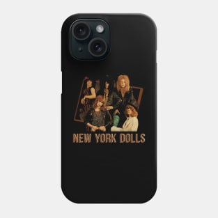 Punk Royalty New York Dolls' Reign In Images Phone Case