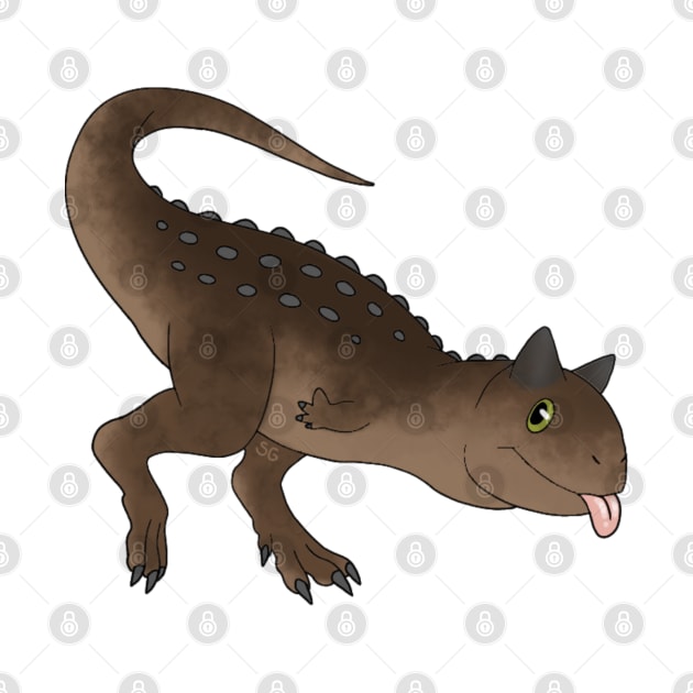 Cute Carnotaurus by saradrawspaleo