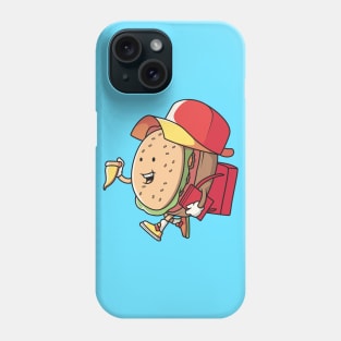 Happy Hamburger Schoolboy Phone Case