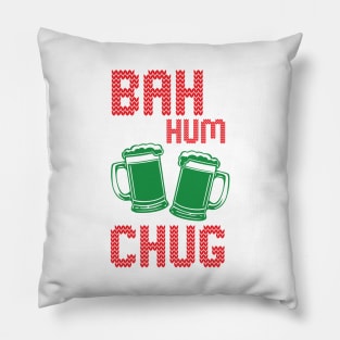 Bah Hum Chug Pillow