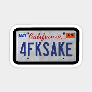 4FKSAKE License Plate Magnet