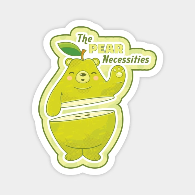 The PEAR Necessities Magnet by Sam Potter Design