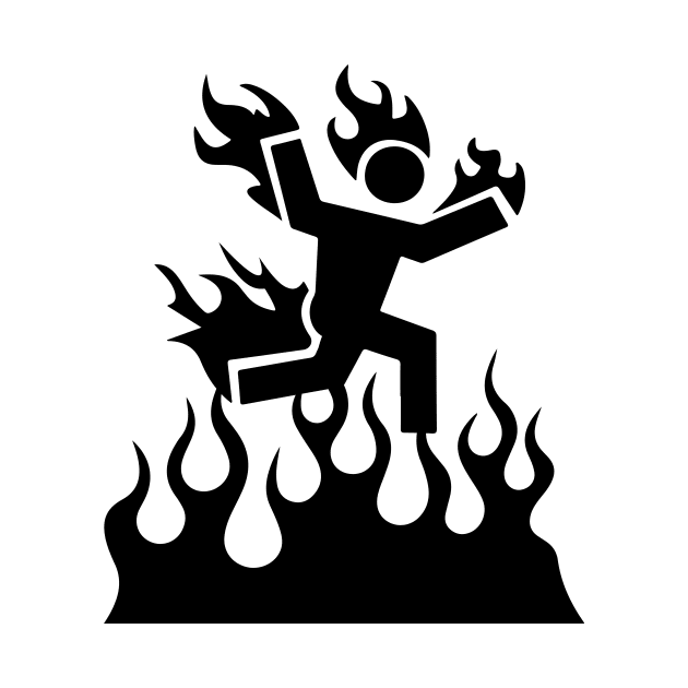 burning man emoji sticker by vellouz55