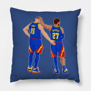 Jamal Murray & Nikola jokic Pillow