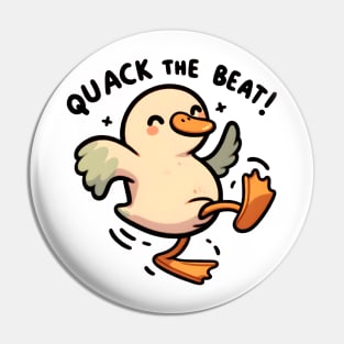 Dancing Duck Quack the Beat Pin