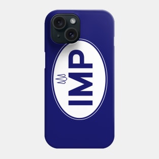 IMP with Hillman logo classic car oval plate Phone Case