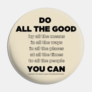 All the good Pin