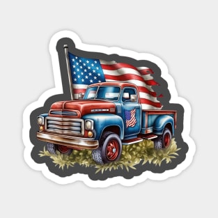 American Truck design 2 Magnet