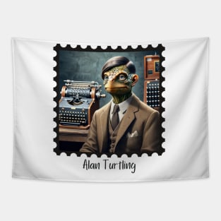 Alan Turtling Tapestry