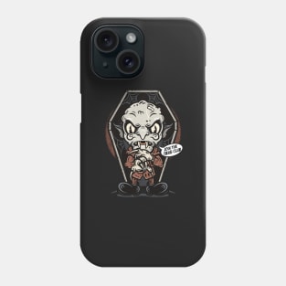 Nosferatu Old 1930s Cartoon Art Vintage Horror Movie Gothic Halloween Vampire Phone Case