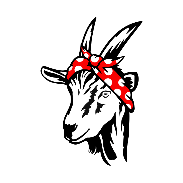 Bandanna Goat by aniza