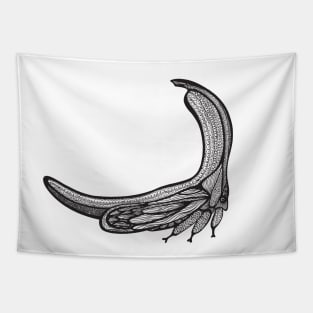 Treehopper Ink Art - cool and fun insect design - on white Tapestry