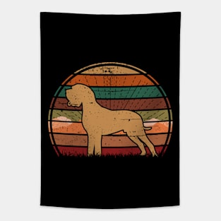Bloodhound Sunset Tapestry