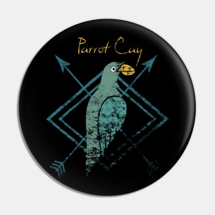 Parrot Cay Retro Pin