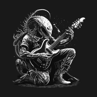 Alien Playing a Guitar T-Shirt