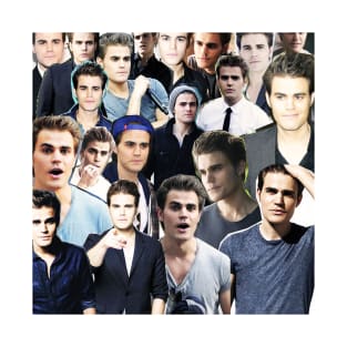 Paul Wesley Collage T-Shirt