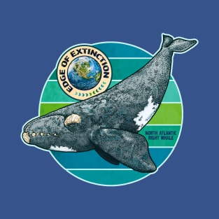 EDGE OF EXTINCTION North Atlantic Right Whale T-Shirt