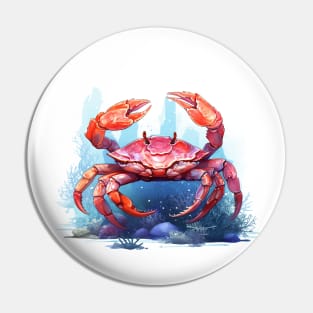 Red Crab Pin