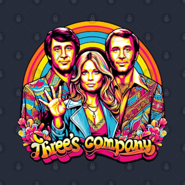 Retro Three's Company by elegantelite