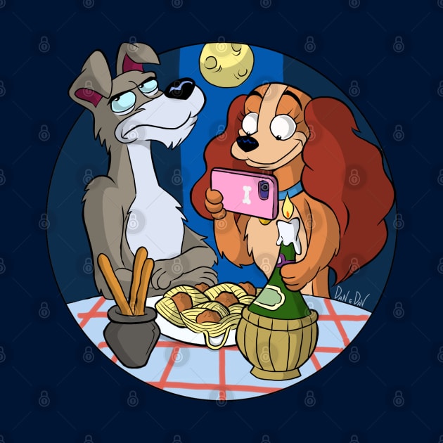 lady and the tramp Foodstagram by DaneDav