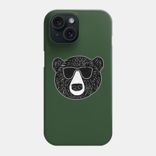 Bear With Shades Phone Case