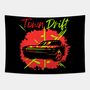 Vintage Car art Tapestry