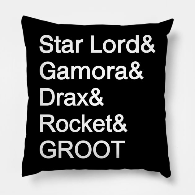 Guardians of the Galaxy...& GROOT Pillow by cxtnd