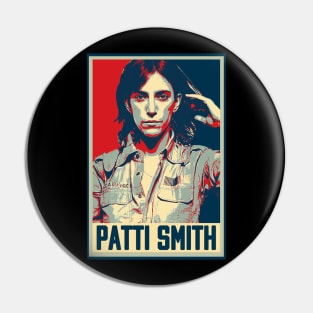 Patti Smith Rock 'n' Roll Poetess Pin