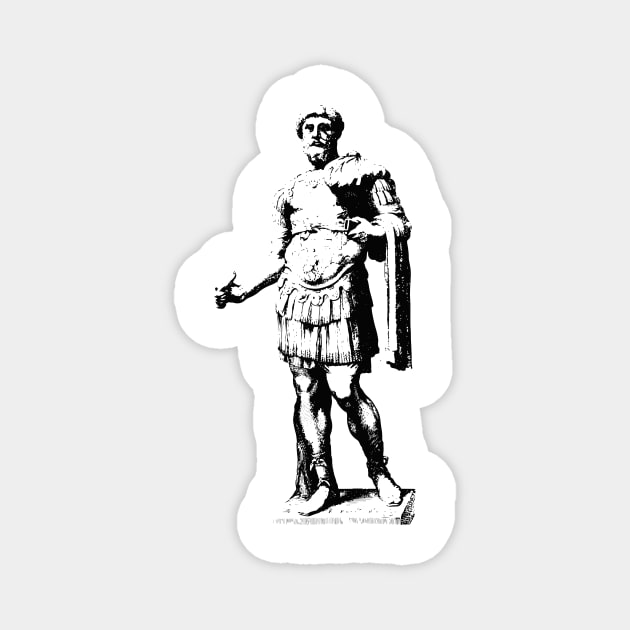 Emperor Marcus Aurelius Magnet by olemanner