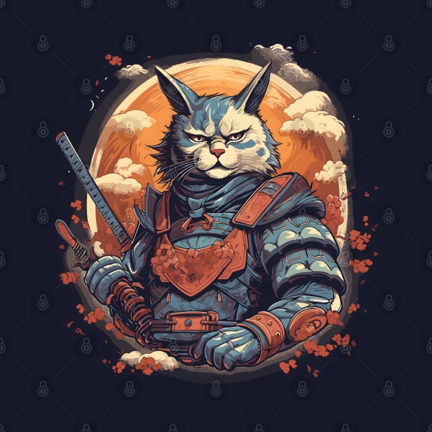 Samurai Kitty Cat by pako-valor